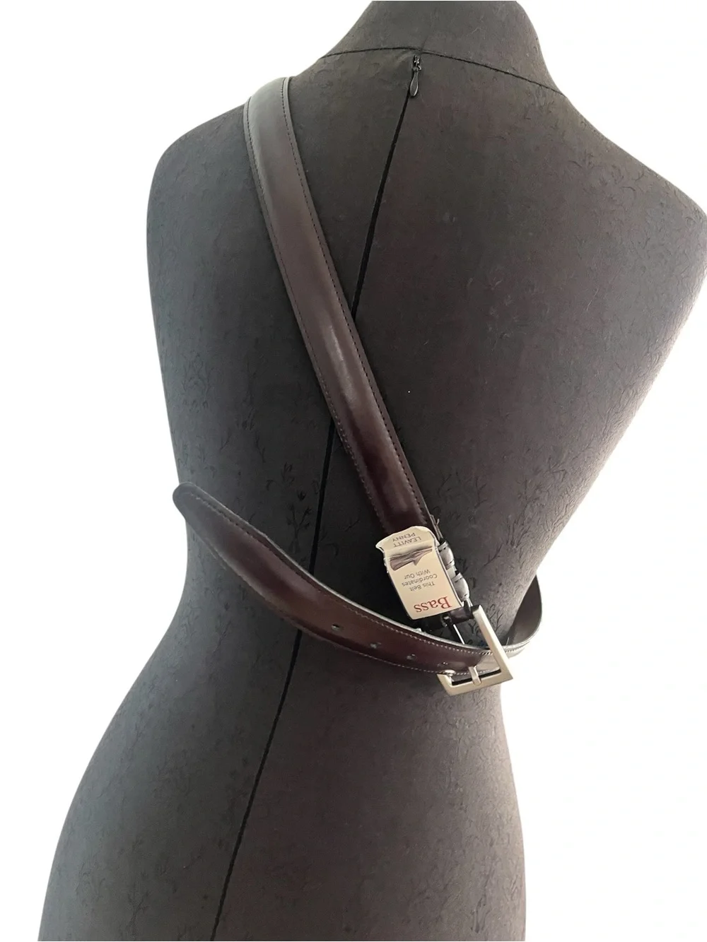 NWT G H Bass Cordova Leather Belt Matches Leavitt Penny Loafer 42 New